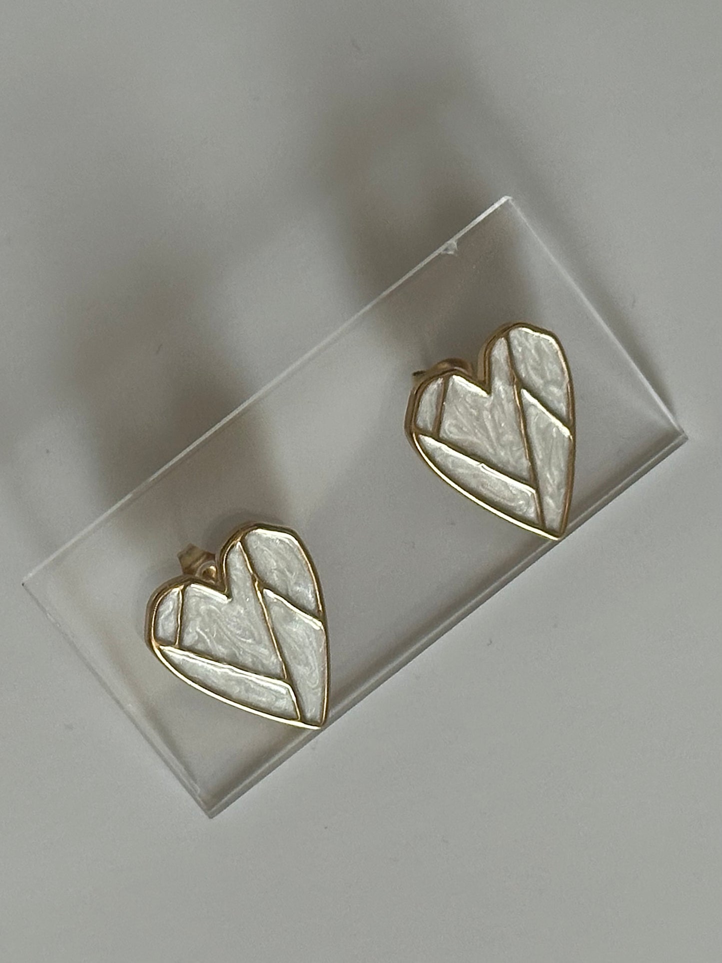 Luminous Heart Earrings