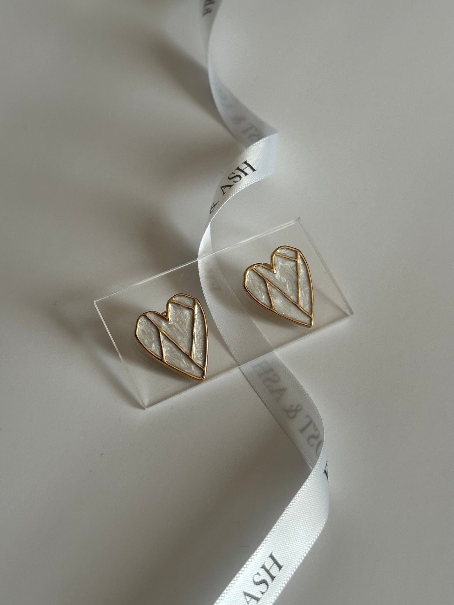 Luminous Heart Earrings